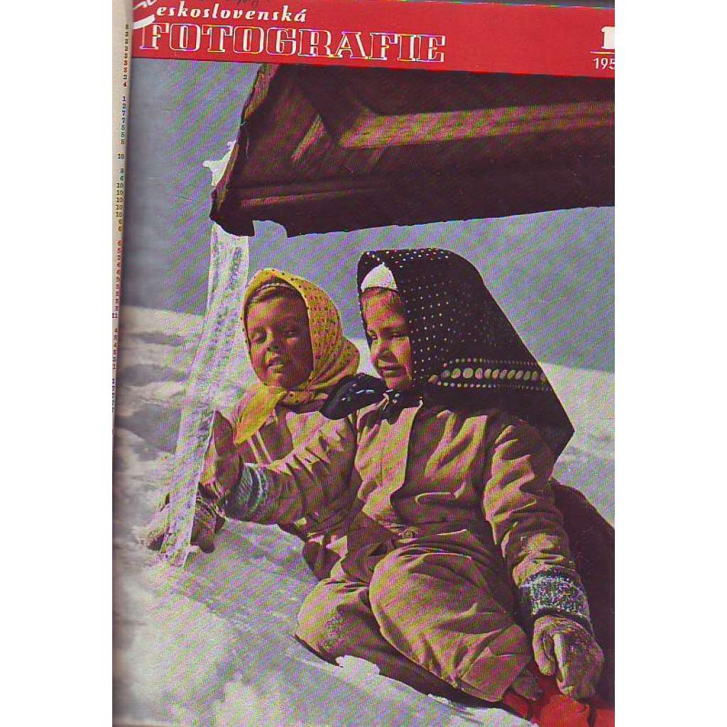 Československá fotografie 1958, ročník IX. (časopis, mj. Z obrázkových cyklů Viléma Reichmanna; Fotografické sledování družic, Fotografie a politika; O kompozici ve fotografii; fotografie: V. Jírů, J. Šmok, J. Ehm, V. Chochola, J. Lukas)